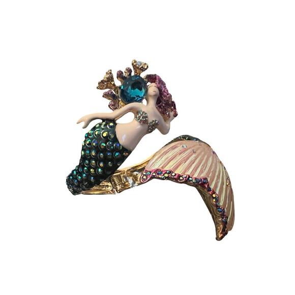 Betsy Johnson NWT mermaid cuff bracelet - Picture 1 of 8